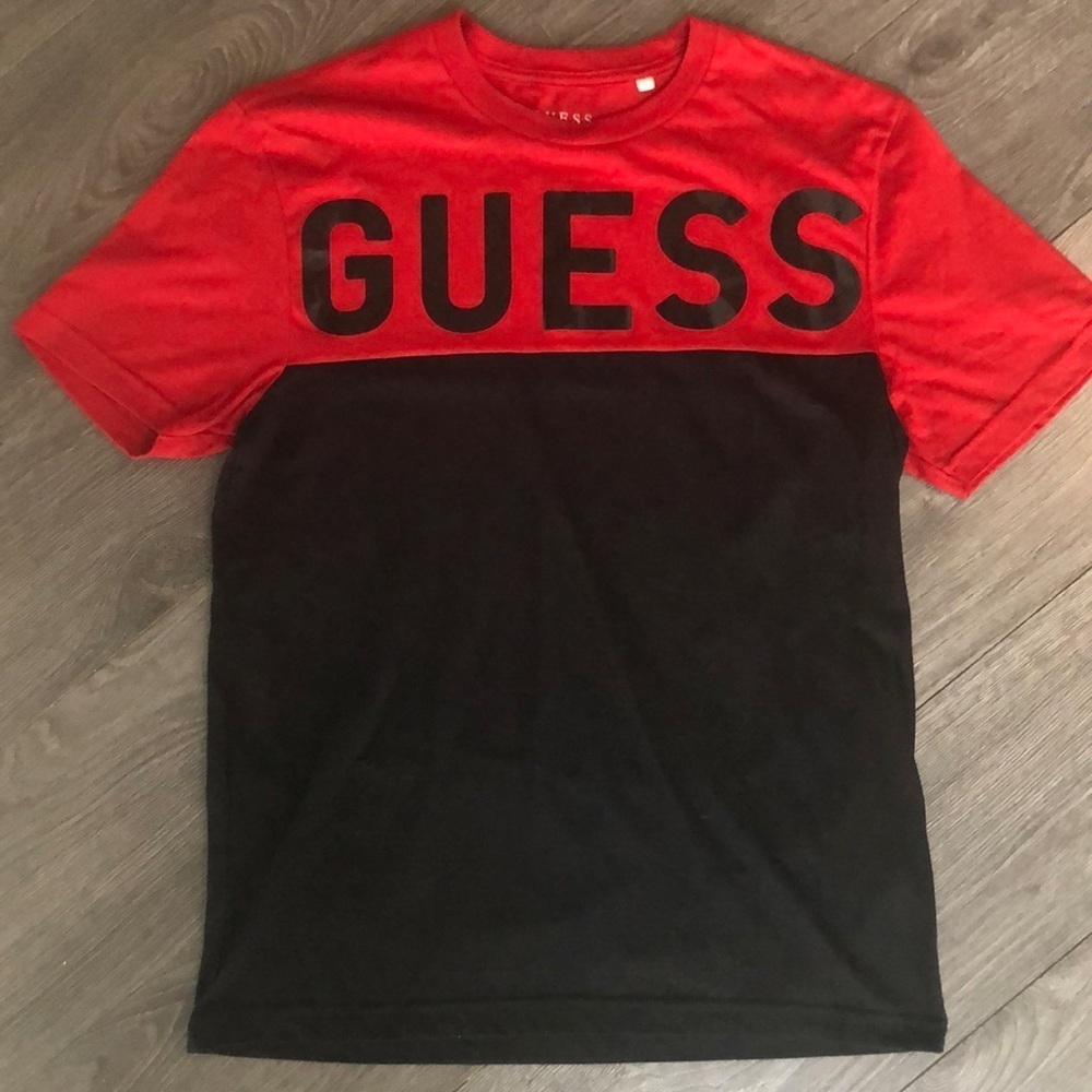 Guess black and red